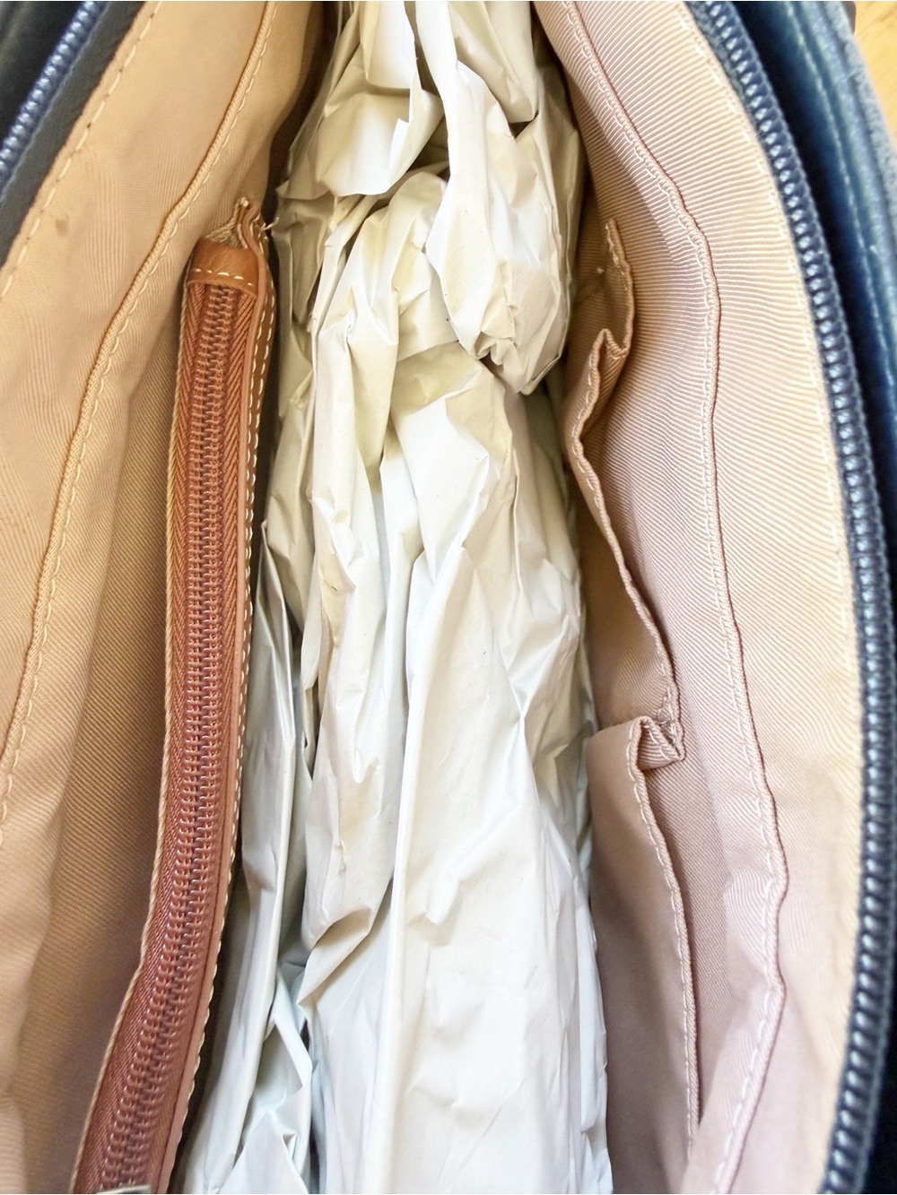 NWT THE SAK Sequoia Tote Bag in Navy - Picture 6 of 6
